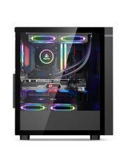 SEGOTEP Endura 1 Siyah 750W 80+ Bronze PCIE 5.0 Mid Tower Kasa (Rainbow Fan)