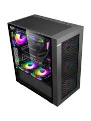 SEGOTEP Endura 1 Siyah 750W 80+ Bronze PCIE 5.0 Mid Tower Kasa (Rainbow Fan)