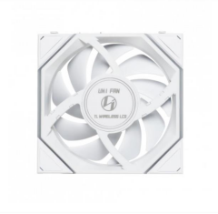 Lian Li UNI FAN REVERSE TL WIRELESS LCD 1x120mm Beyaz Kasa Fanı
