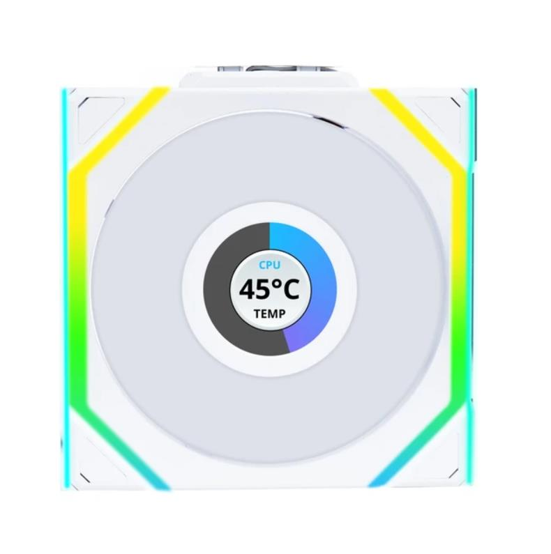Lian Li UNI FAN REVERSE SL WIRELESS LCD 1x120mm Beyaz Kasa Fanı
