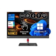 Lenovo ThinkCentre Neo 50A i7-13700H 40GB 512GB M.2 SSD 12K9004CTR ATL13 23.8'' Fdos Dokunmatik  All In One Bilgisayar