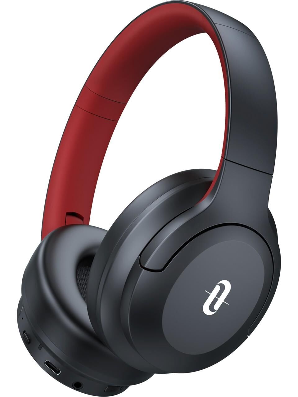 TAOTRONICS Bluetooth 5.3 Katlanabilir Kablosuz Kulaküstü Kulaklık Kırmızı Siyah