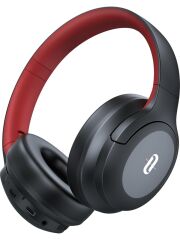 TAOTRONICS Bluetooth 5.3 Katlanabilir Kablosuz Kulaküstü Kulaklık Kırmızı Siyah