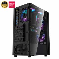 Aigo / DarkFlash A290 Usb3.0 3×12CM Fan Temperlı Cam Sıyah Atx Oyuncu Kasası (Psu Yok)