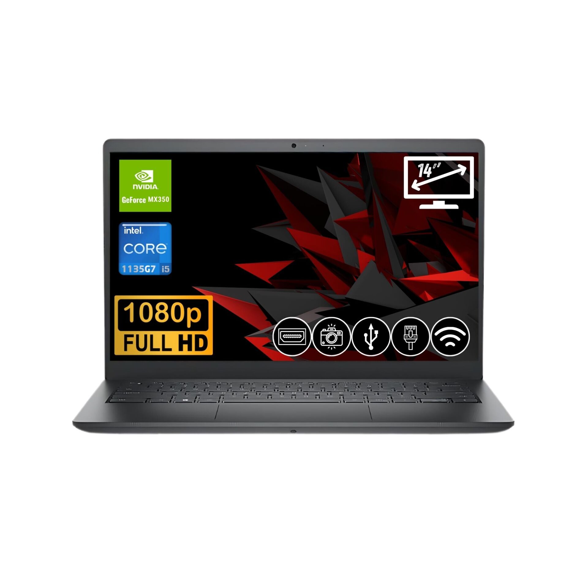 DELL Vostro 3420 i5-1135G7 N2012VNB3420U ATL12 32GB  1TB M.2 SSD 2GB MX350 14'' W11Pro TAŞINABİLİR BİLGİSAYAR