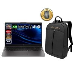 HP 255R G10 AMD Ryzen 5-7535U 64GB Ram 2TB SSD 15.6'' Fdos Notebook D0PK1AT ATL68 Çanta&Mouse Hediye