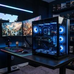 POSEIDON X5 i5 13400F 32GB DDR4 1TB NVMe SSD 8GB RTX 5060 GDDR7 Sıvı Soğutmalı Hazır Oyuncu Bilgisayarı