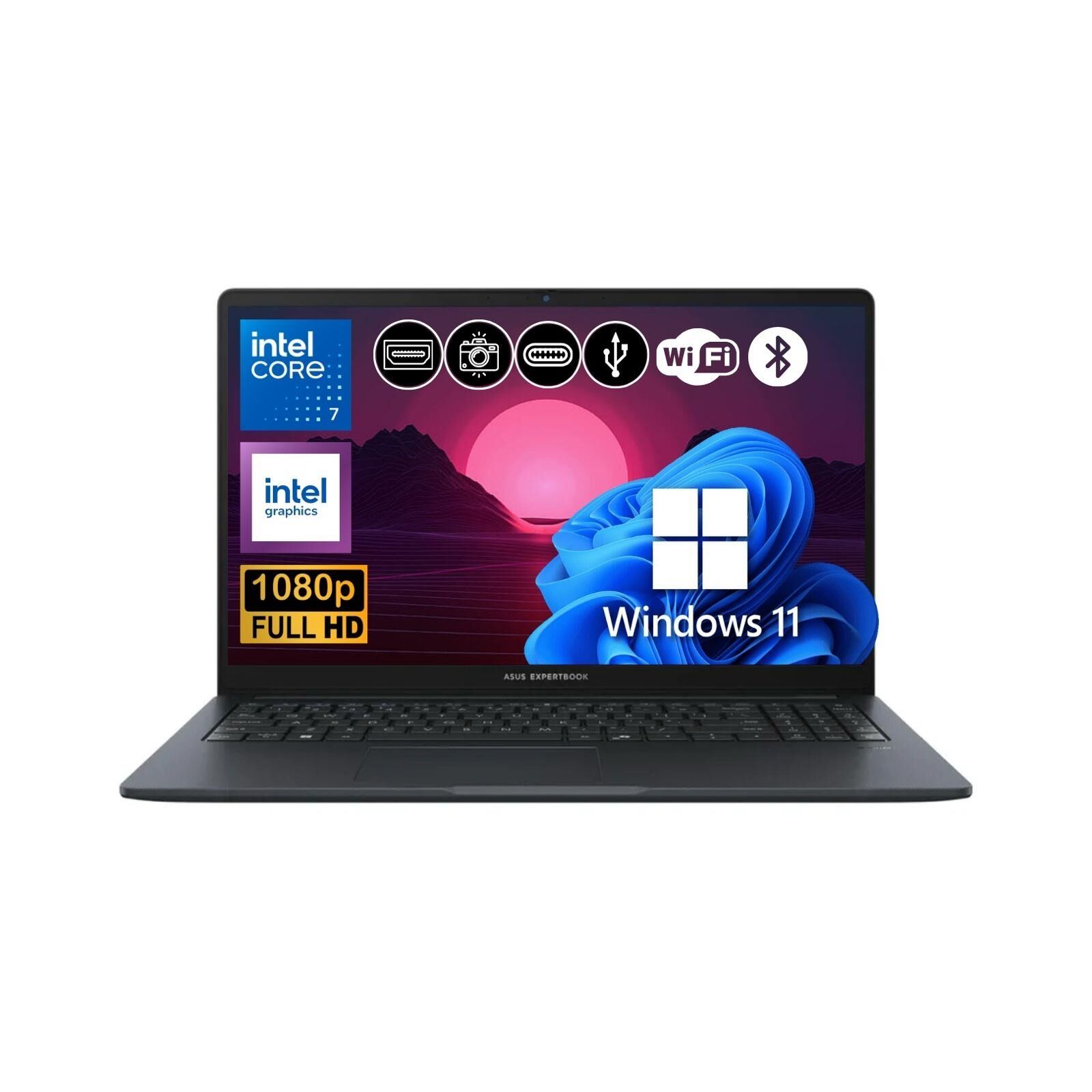 Asus Expertbook B1 Core 7-150U B1503CVA-IS78020 ATL1 16GB Ram 1Tb Ssd 15.6'' Win11Pro Notebook