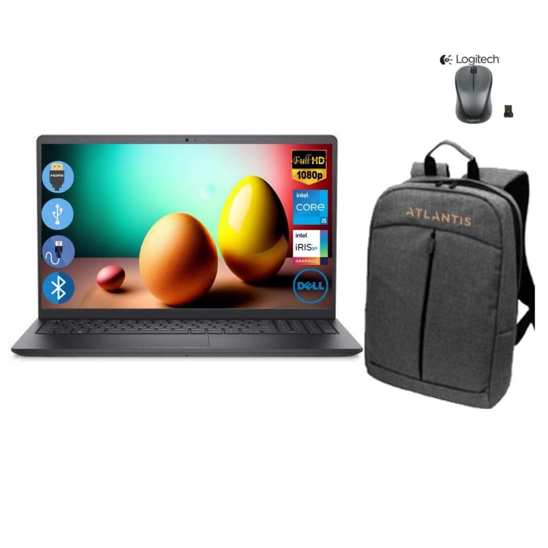 Dell Vostro 3520 I5 1235U N1611PVNB3520UA37 8GB  512 GB M.2 SSD  15.6 Fdos Taşınabilir Bilgisayar+Çanta &mouse