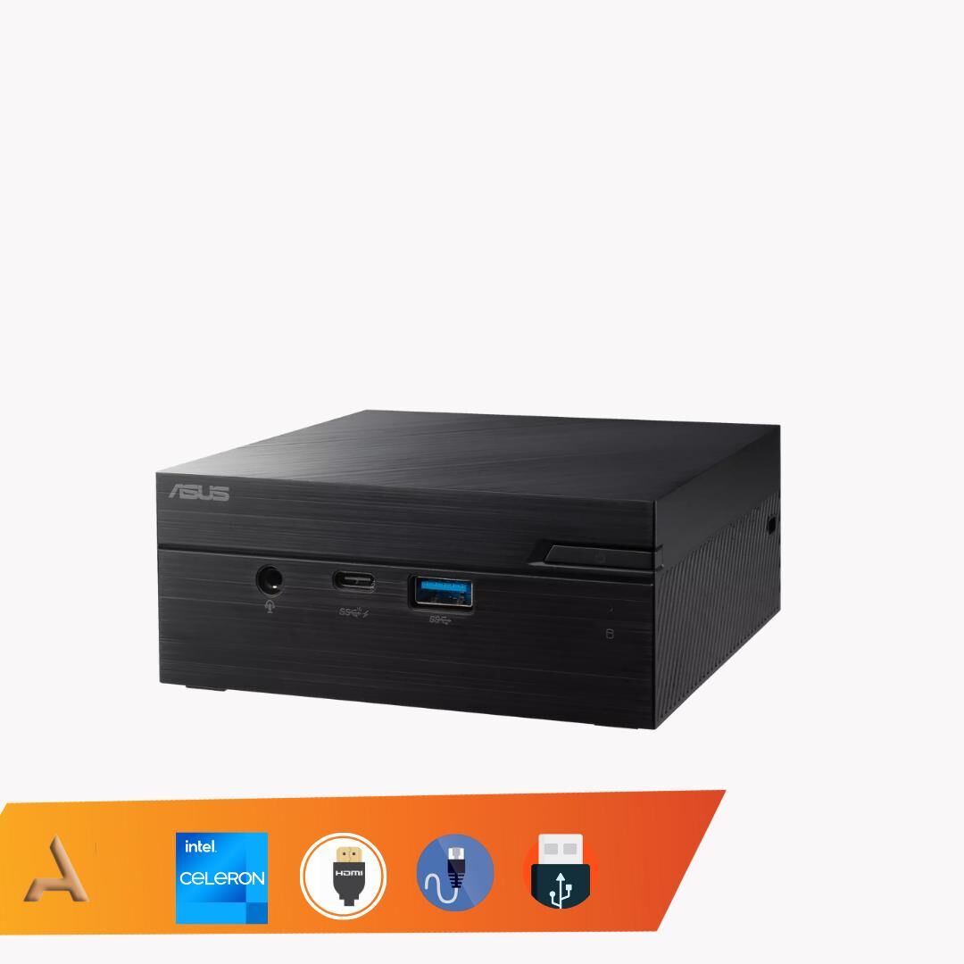 Asus Celeron Dc N4500 4GB 256 SSD  O/B - HDMI - Com Port Mini Pc FDOS PN41-BBC029MC009
