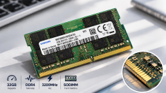 Samsung 32GB DDR4 3200MHz CL22 1.2V SODIMM Notebook RAM M471A4G43AB1-CWE