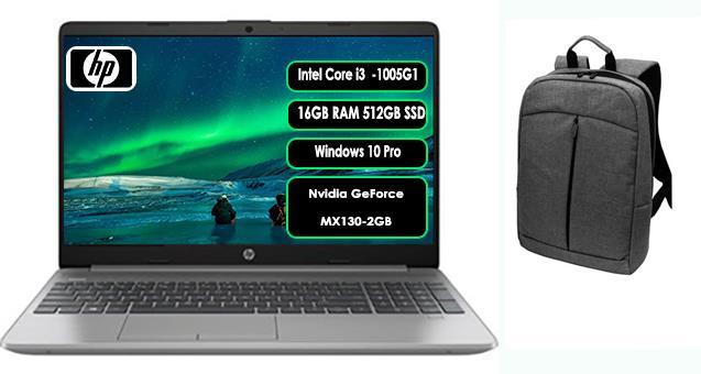 HP 250 G8 45Q24ESZ16 i3 1005G1 16GB 512GB SSD MX130 15.6'' W10P+ Çanta