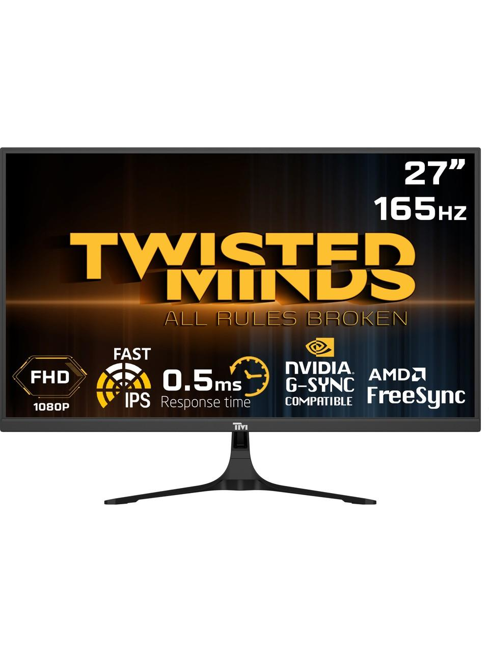 Twisted Minds TM27FHD165IPS 27'' 0.5 MS 165 Hz HDMI+DP Full HD IPS LED Monitör