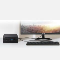 Asus Celeron Dc N4500 4GB 256 SSD + 1 TB HDD  O/B - HDMI - Com Port Mini Pc W10H PN41-BBC029MC029