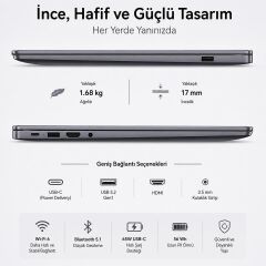 Huawei MateBook D16 MCLG-W5611D Intel Core i5-13420H 16GB 1TB SSD IPS WUXGA FreeDOS 16'' Notebook