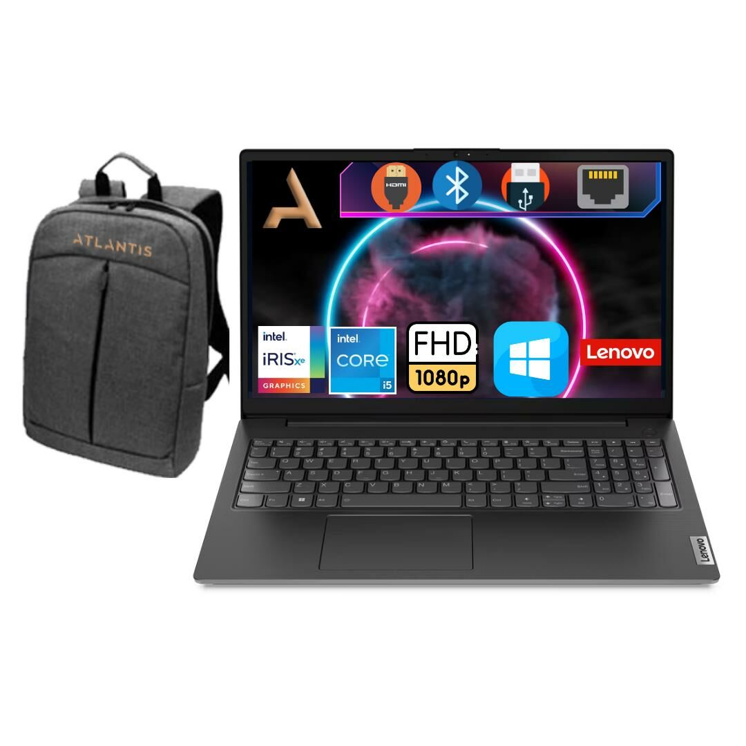 Lenovo V15 G3 I5-1235U 12GB 256GB SSD+1TB HDD W10Pro 15.6'' FHD Notebook 82TT00A5TX0209+Çanta