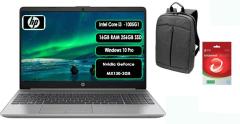 HP 250 G8 45Q24ESZ31 i3 1005G1 16GB 256GB SSD MX130 15.6'' W10P+Antivirüs+Çanta