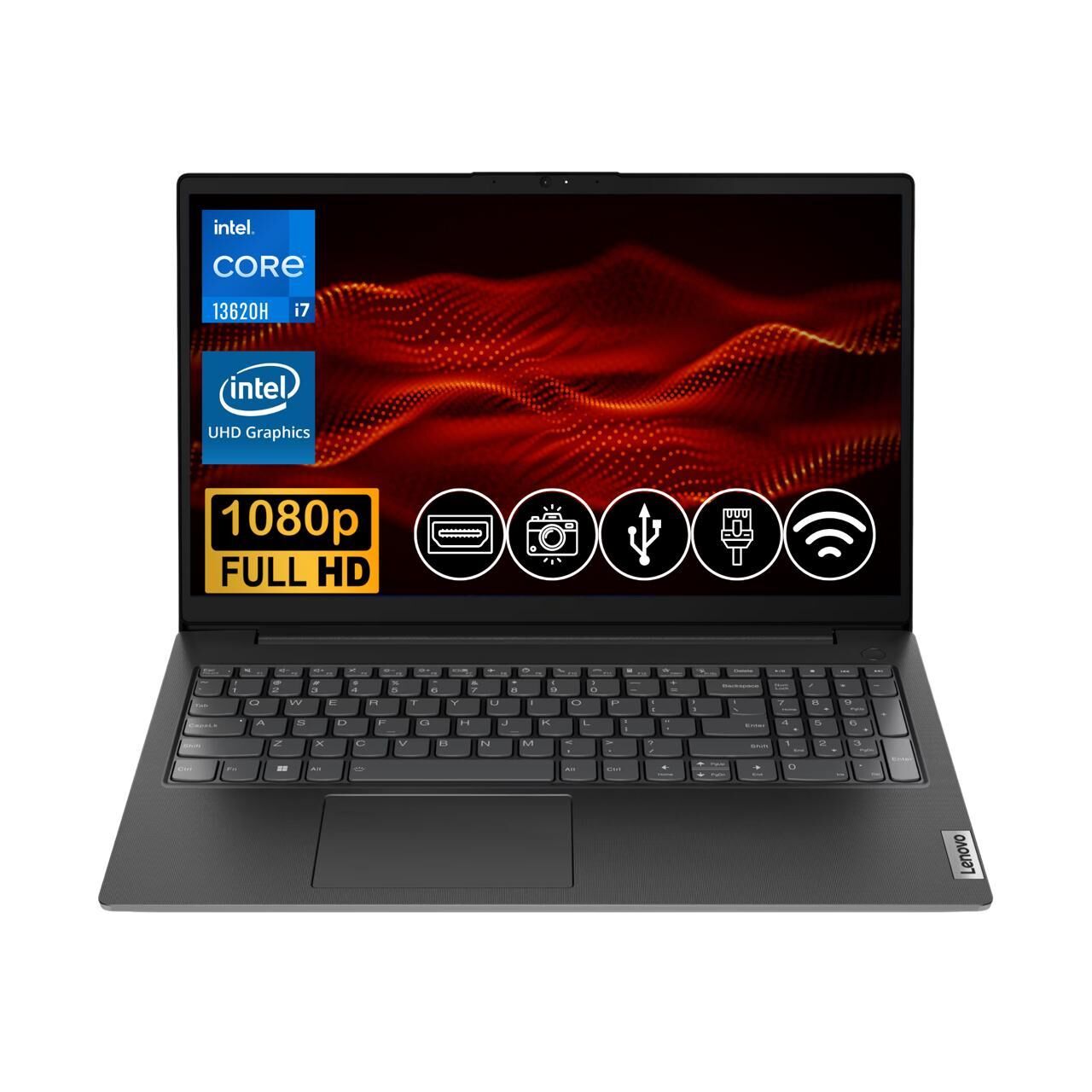 Lenovo V15  i7-13620H 16GB 1TB M.2 SSD 83A100QRTR ATL16 15.6'' W11Pro Taşınabilir Bilgisayar