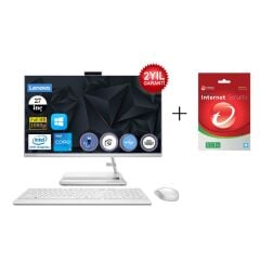 LENOVO Ideacentre 3 i5-12450h 16 GB 2 TB SDD F0GJ00K7TX40A 27'' W11 Pro All In One Pc +Internet Security