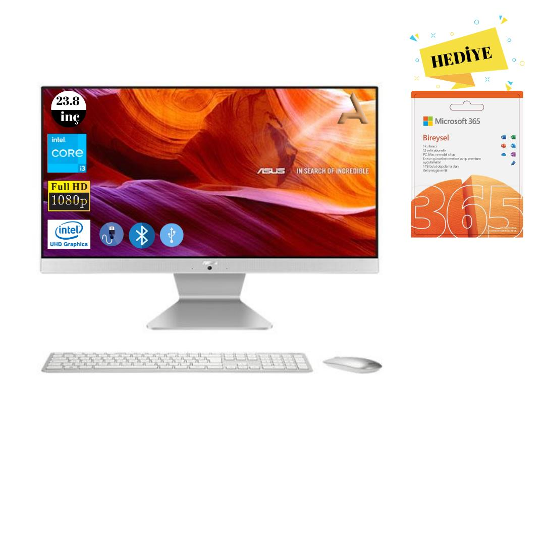 Asus V241EAK-WA155M063 i3-1115G4 16GB 512GB SSD  W11Pro 23.8''All In One+Microsoft 365