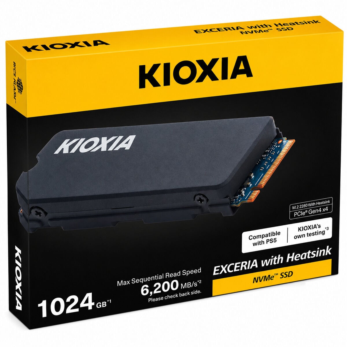 KIOXIA EXCERIA 2 TB NVME GEN4 SSD SOGUTUCULU 6200/4900 (LSC11K2T04G8)