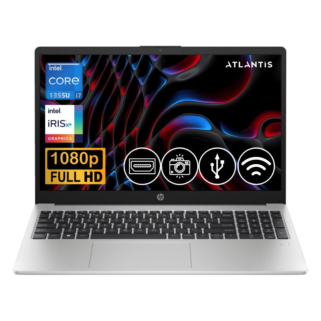 HP 250 G10 Intel Core i7 1355U 8GB 512 GB M.2 SSD 8A541EA ATL2 15.6'' Fdos Taşınabilir Bilgisayar