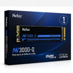 Netac NV3000-Q 1TB 3300/2300 MB/s PCIe Gen3 x4 NVMe M.2 2280 SSD – NT01NV3000Q-1T0-E4X