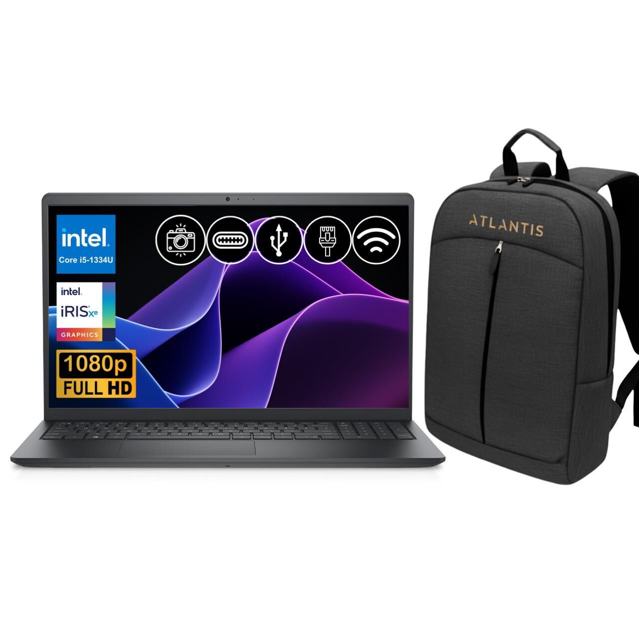 Dell Vostro 3530 i5-1334U 40GB 1TB SSD 15.6'' FHD Ubuntu N3409PVNB3530U ATL28 Notebook +Çanta Hediye