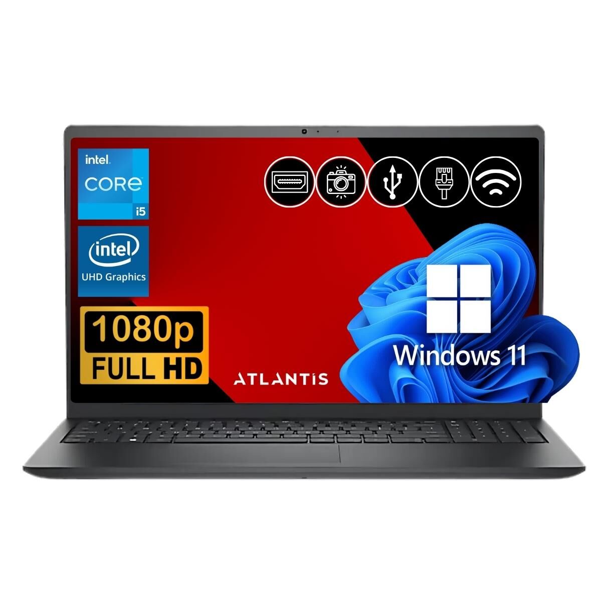 DELL VOSTRO 3520  İ5-1235U  24GB 512GB M.2 SSD N3002PVNB3520U ATL25 15.6'' W11Pro Taşınabilir Bilgisayar
