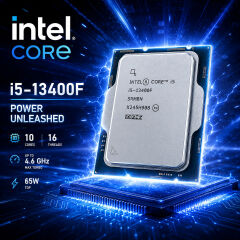 Intel Core i5-13400F 13. Nesil Raptor Lake 2.5GHz 20MB LGA1700 65W Tray (No VGA) (Fansız) İşlemci