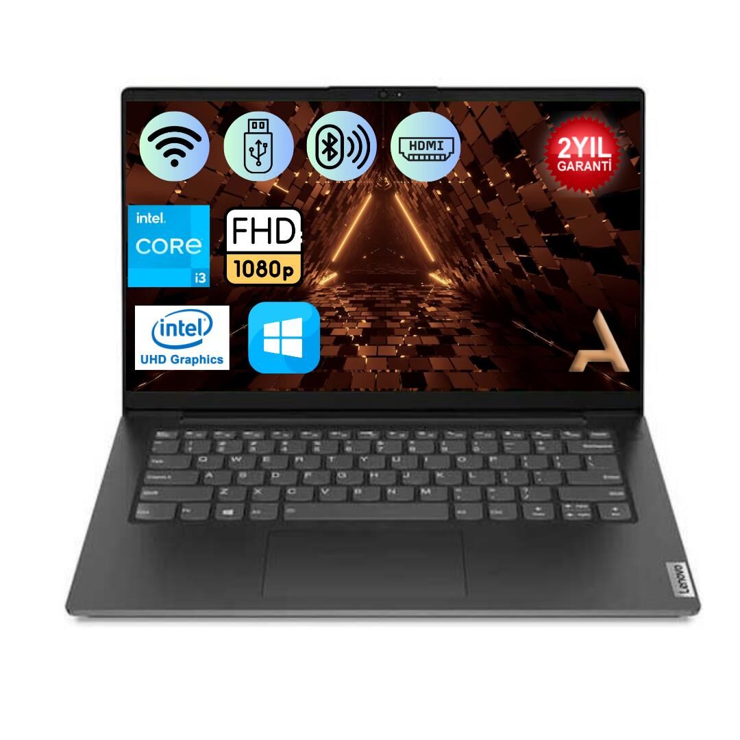 Lenovo V14 G2 i3-1115G4 12GB 512GB SSD  82KA010XTXZ37 W10Home UHD Graphics 14'' Full HD Notebook