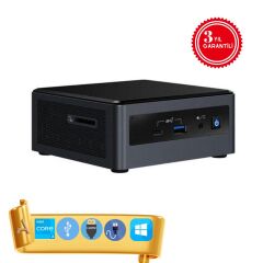 INTEL i3-10110U 16 GB 128GB SDD 500 GB HDD BXNUC10I3FNHN36 W10H HDMI Mini Masaüstü Bilgisayar