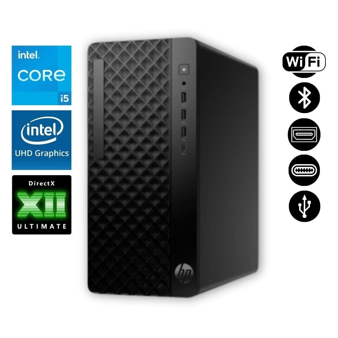 HP ProDesk 2G1i Intel Core i5-14400 24GB Ram 2TB SSD FreeDos Masaüstü Bilgisayar B70VQAT ATL10