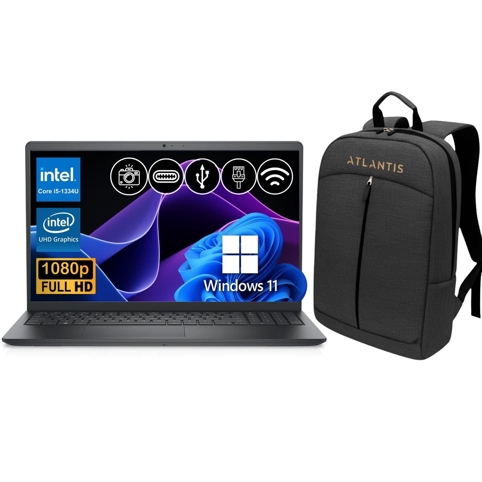 Dell Vostro 3530 i5-1334U 8GB 2TB SSD 15.6'' FHD Win11P N3409PVNB3530U ATL77 Notebook +Çanta Hediye