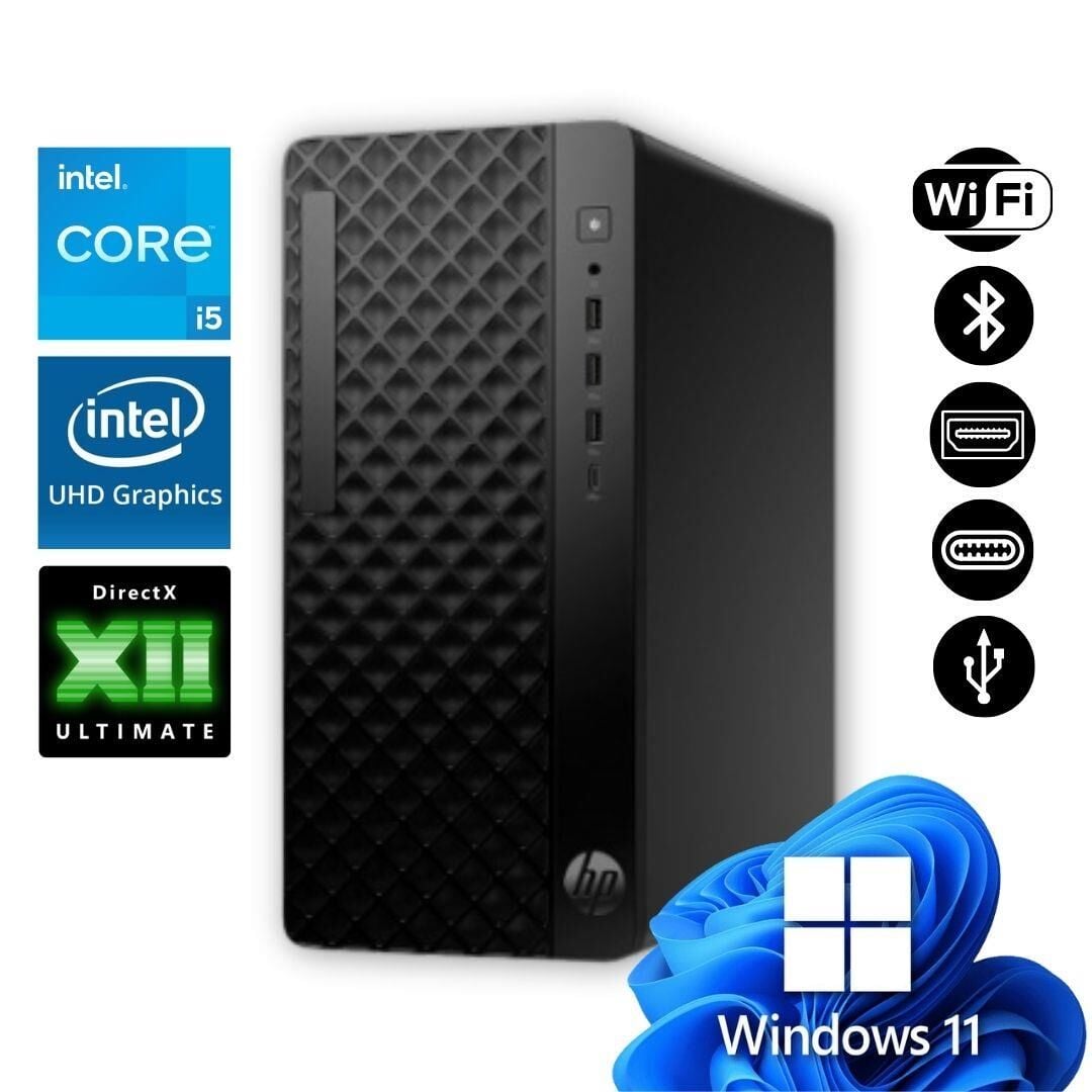 HP ProDesk 2G1i Intel Core i5-14400 64GB Ram 2TB SSD Win11Pro Masaüstü Bilgisayar B70VQAT ATL39