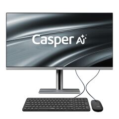 Casper Nirvana A97.210H-BF00X-V-G Intel Core 5-210H 16GB RAM 500GB NVME SSD Freedos 27'' Pivot All In One