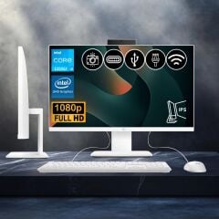 Asus V440VAK-I38256W0D ATL12 i3-1315U 32GB DDR5 256GB Nvme SSD 23.8'' IPS FHD Fdos BEYAZ All In One Bilgisayar