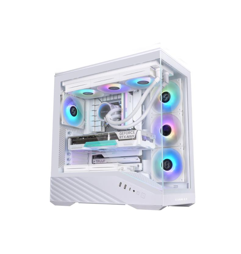Lian Li Vector V100R G99.V100RW.00 ARGB Fanlı Beyaz E-ATX Oyuncu Kasası