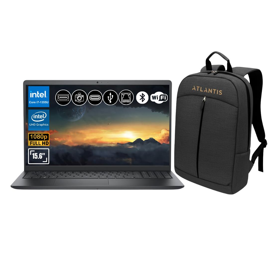 Dell Vostro 3530 i7-1355U 8GB 2TB SSD 15.6'' 120 Hz FHD Ubuntu N1601PVNB3530U ATL23 Notebook +Çanta
