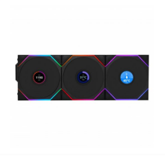 Lian Li UNI FAN TL WIRELESS LCD 3x120mm Siyah Kasa Fanı