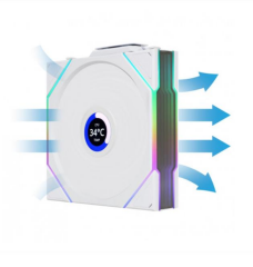 Lian Li UNI FAN TL WIRELESS LCD 1x120mm Beyaz Kasa FAnı