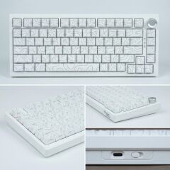 81 RGB Mekanik Oyuncu Klavyesi | 3 Mod Bağlantı (Type-C / Bluetooth / 2.4GHz), Mac & Windows Uyumlu