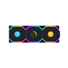 Lian Li UNI FAN SL WIRELESS LCD 3x120mm Siyah Kasa Fanı