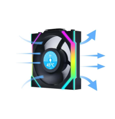 Lian Li UNI FAN SL WIRELESS LCD 3x120mm Siyah Kasa Fanı
