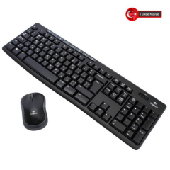 Logıtech MK270,Kablosuz,Nano Alıcılı,Q Multimedya TR Klavye