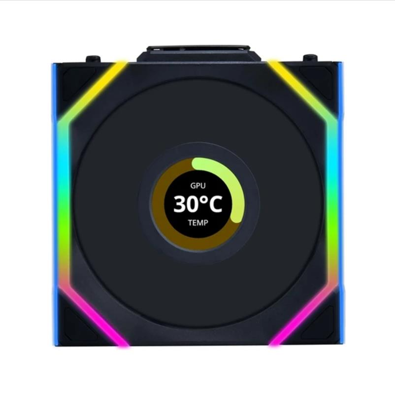 Lian Li UNI FAN SL WIRELESS LCD 1x120mm Siyah Kasa Fanı