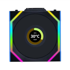 Lian Li UNI FAN SL WIRELESS LCD 1x120mm Siyah Kasa Fanı