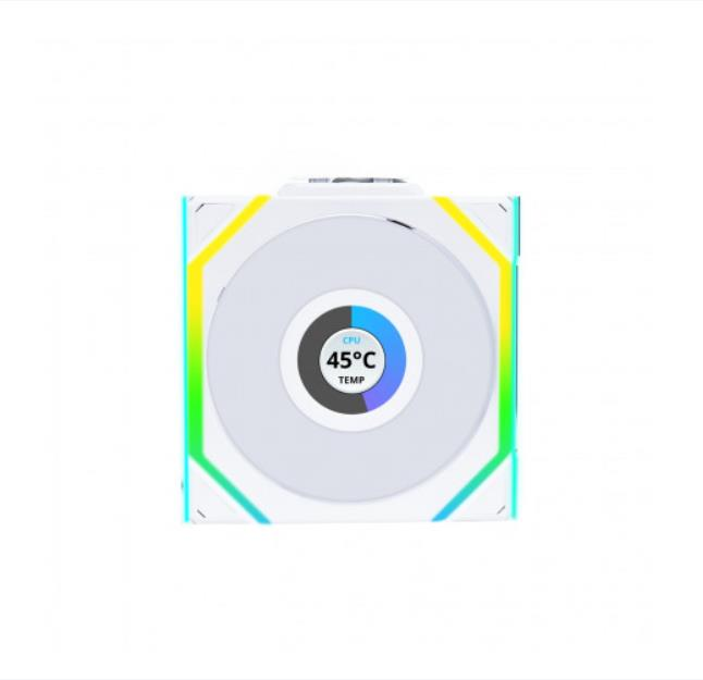 Lian Li UNI FAN SL WIRELESS LCD 1x120mm Beyaz Kasa Fanı