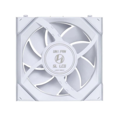 Lian Li UNI FAN SL WIRELESS LCD 1x120mm Beyaz Kasa Fanı