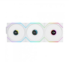 Lian Li UNI FAN REVERSE TL WIRELESS LCD 3x120mm Beyaz Kasa Fanı
